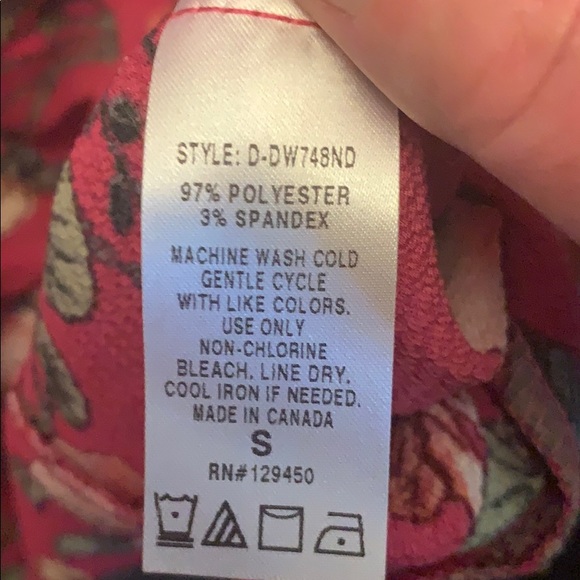 Como Vintage Fuschia Floral Sundress- Size Small - Picture 12 of 12